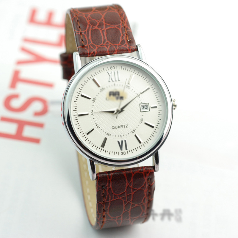 Fashion Watch With White Dial Watch Men Quartz Watch 65967