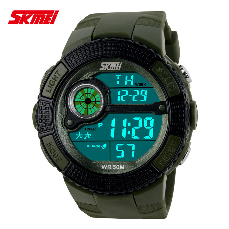 SKMEI Men Watch multifunctional Led Digital Sports Wristwatch Waterproof Automatic Watch