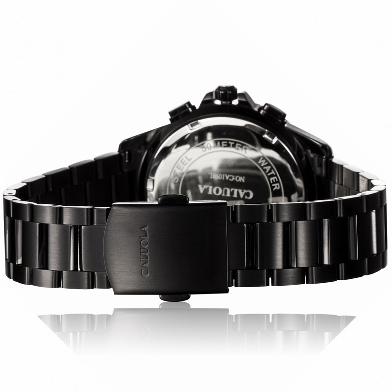Caluola Quartz Watch Date Fashion Women Watch Diamond Chronograph Sport CA1098L