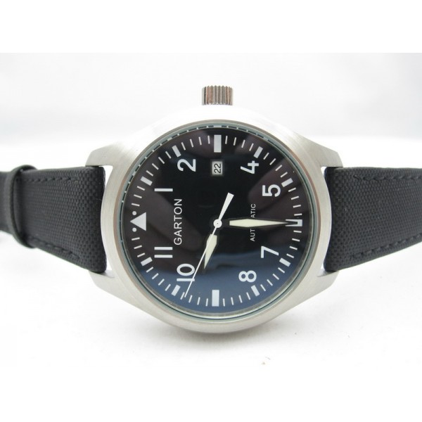 Garton 44mm Automatic Watch Steel Case Mechanical Watch