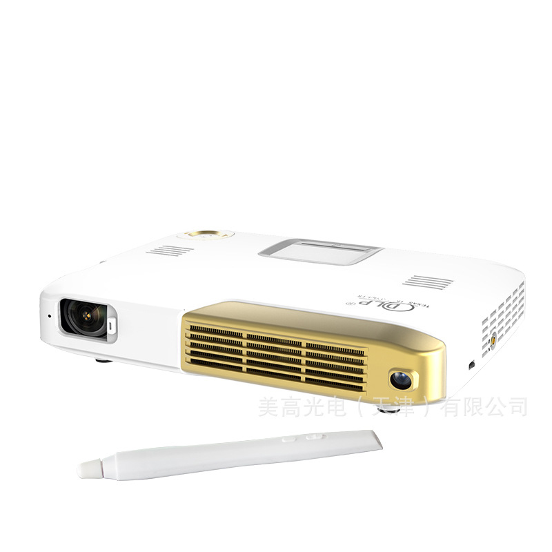 High Quality LED Portable Projector 2000LM Mini HDMI Business Home Media Player 4K HD Intelligent Multimedia Game Projector Home