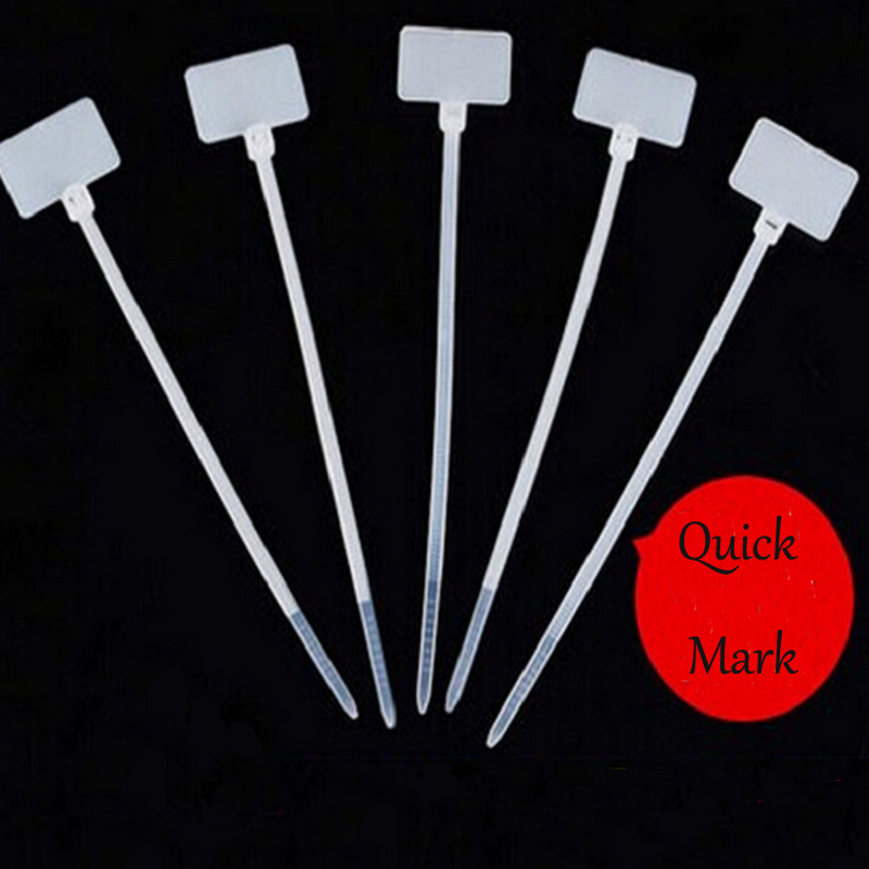 Nylon Self-Locking Label Tie Mark Tags Network Cable Marker Cord Wire Strap Zip
