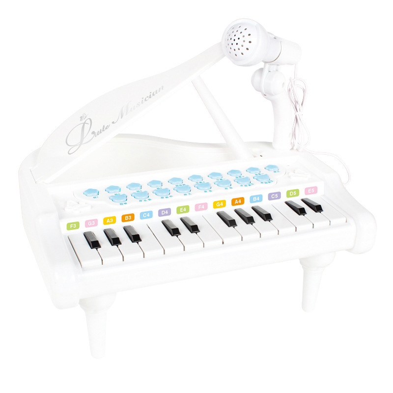Piano With Microphone Electronic Learning Education Toys For Girl