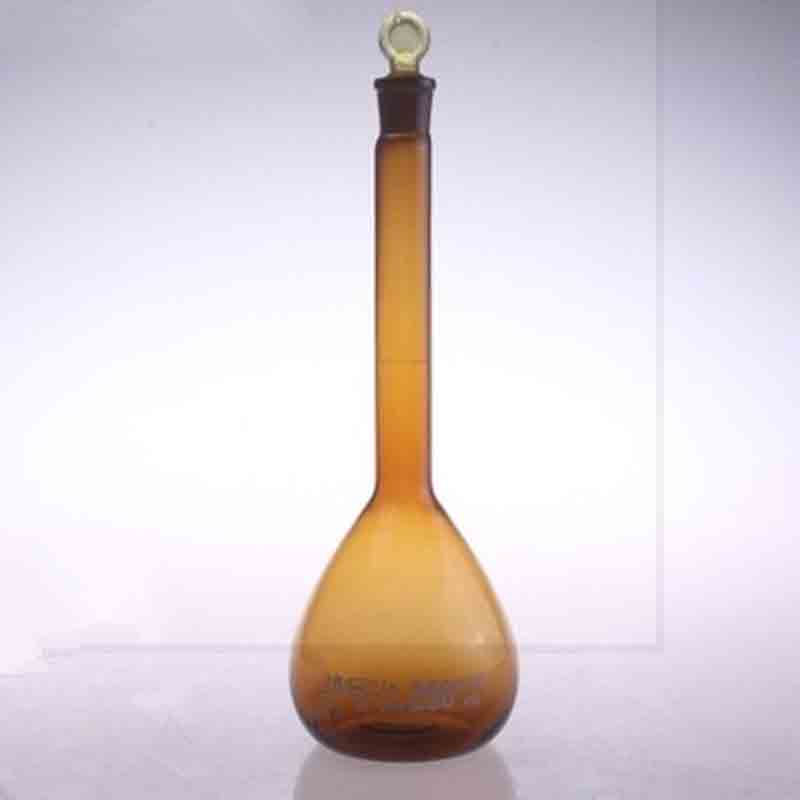 500ml Volumetric brown glass flask high borosilicate volumetric flask the quantitative bottle
