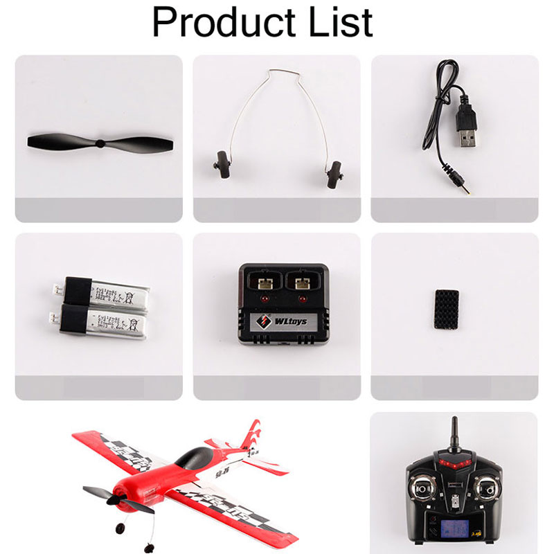 WLtoys F929-A 2.4GHz 4 Channels Remote Control RC Airplane Toy